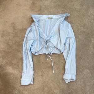 Stylish Light Blue Button Down Shirt